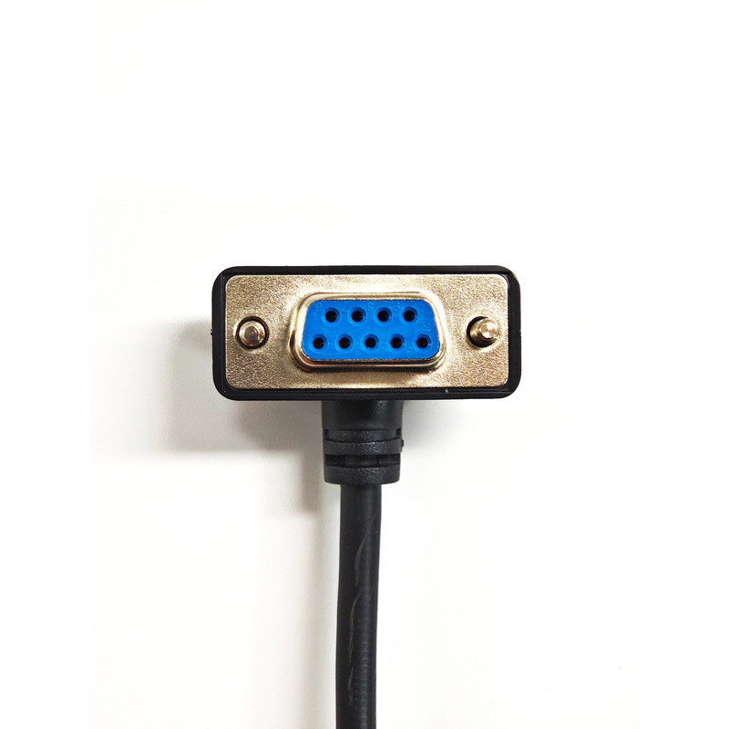 สายเชื่อมต่อหน้าจอสัมผัส Wecon และ PLC พร้อมสายสื่อสารแบบอนุกรมหัวงอฉาก