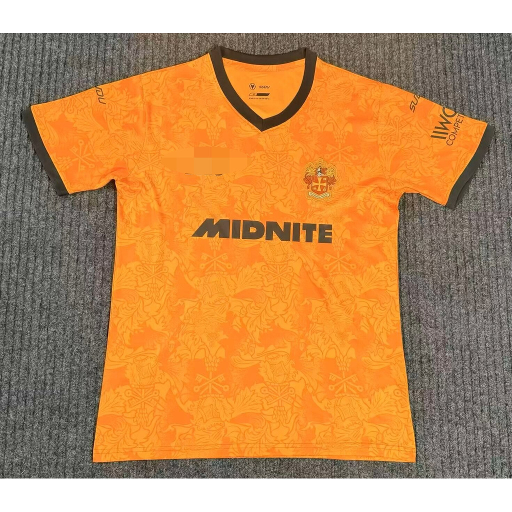 Fan Version 26-27 Wolves home Short Sleeve Man Jersey S-4XL