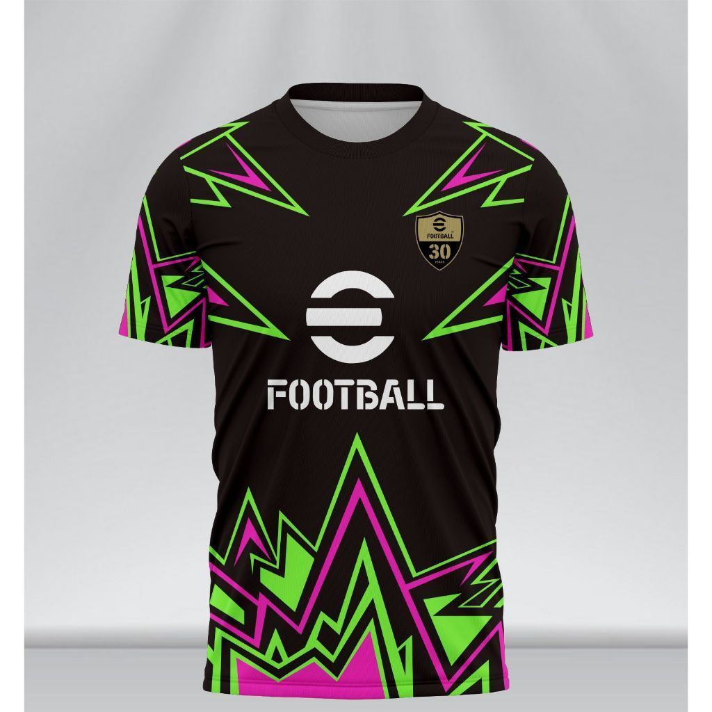 เสื้อยืดคุณภาพสูงeFootball2026 E-sports เสื้อฟุตบอลอินเทรนด์, เสื้อแขนสั้นฟุตบอลอเนกประสงค์ลําลองขนา