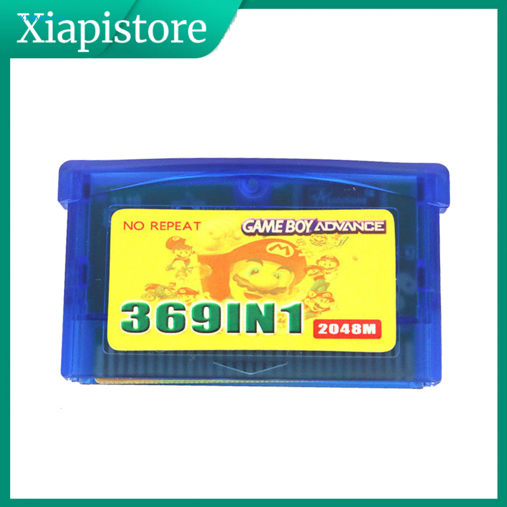[XPT] 369 in 1 US Version Game Cartridge Gaming Card สําหรับ GameBoy Advance