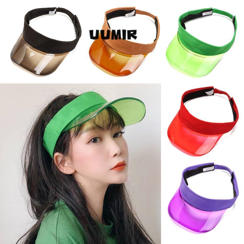 UUMIR หมวกกีฬา ฤดูร้อน PVC น้ําหนักเบา ป้องกัน UV