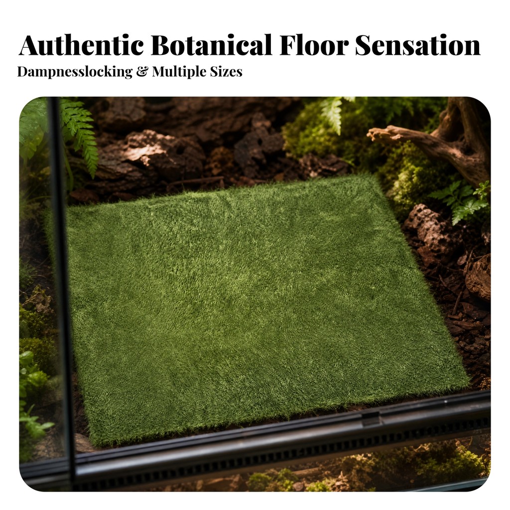 Terrarium Habitat Liner Washable Reptile Habitat Mat พร้อมความชื้นสําหรับ Lizard Habitats, Vivariums