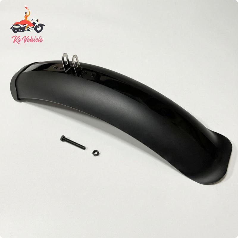 [Whstrong] Plus-Size Tyre Bike Fenders Black Front Mudguard Plus-Size Tyre Mudguard Glossy Snow Cycl