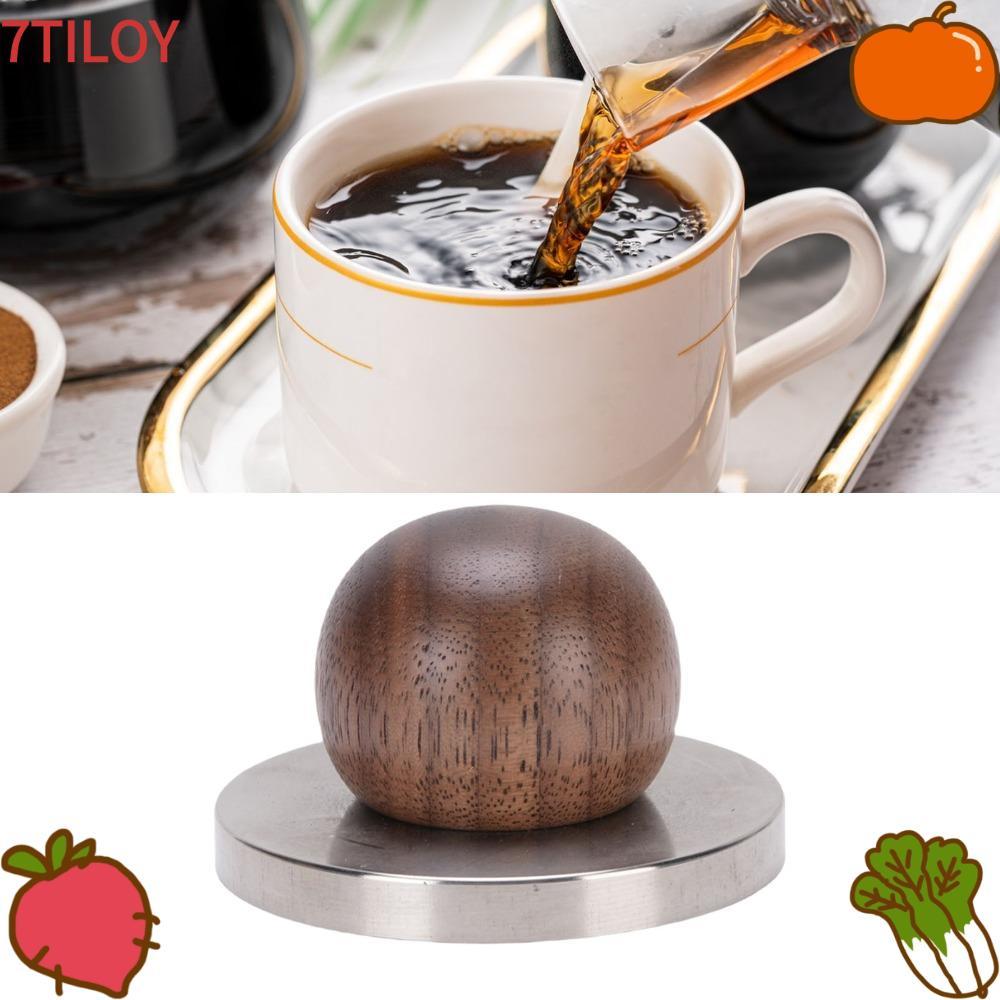 7TILOYSHOP กาแฟ Tamper, 5.79 ซม./2.38in 5.28 ซม./2.08in MINI กาแฟ Tamper, MINI ไม้ Handle แม้กระทุ้ง