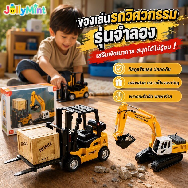หล่อ รถก่อสร้างของเล่นดึงกลับมินิ1 50ขนาดสมจริงปลอดภัยโลหะผสมกล่องของขวัญ