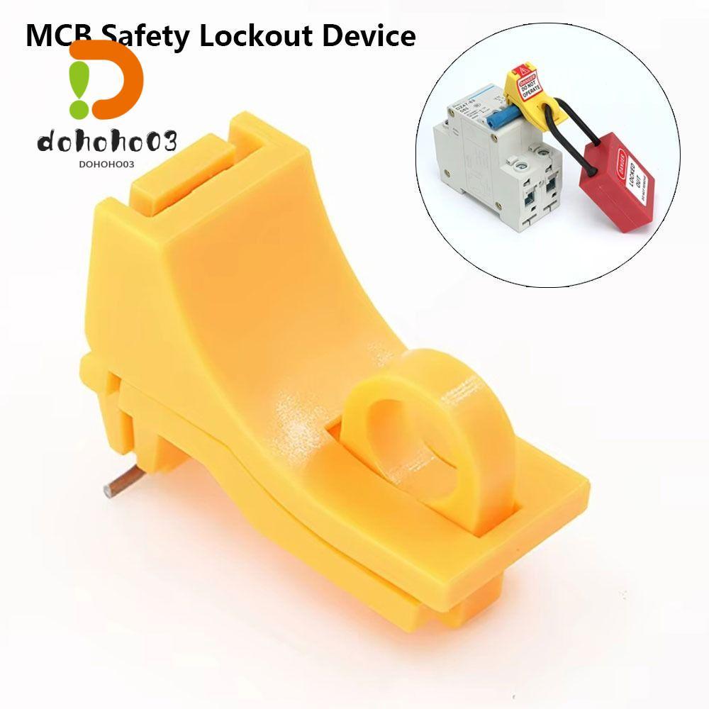 DOHOHPH 1 ชิ้น Circuit Breaker Lockout อุปกรณ์, Outward Pin Compact Mechanical Design MCB Safety Loc