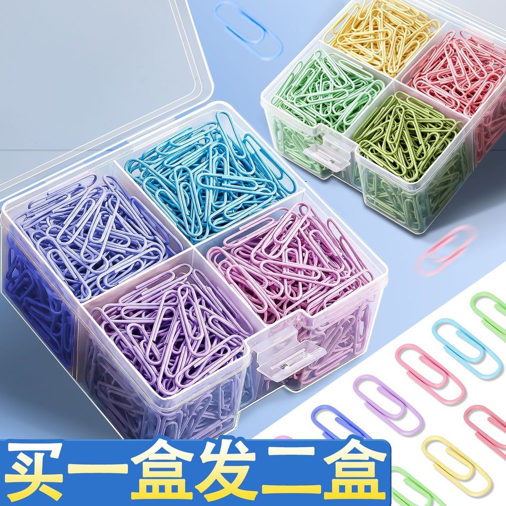 Macaron คลิปหนีบกระดาษ ins Out ค่าสีสูง Morandi DIY นักเรียนกระดาษทดสอบการจัดเก็บข้อมูลคงที่ L1Macar