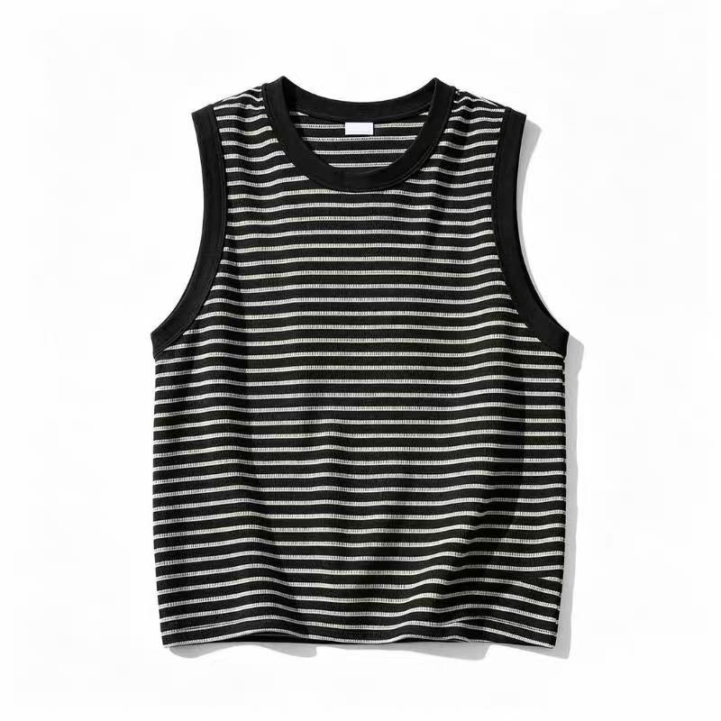 MNO.9 Tank S02 เสื้อแขนกุดผู้ชาย  ทรงหลวม แฟชั่นฤดูร้อน สไตล์เกาหลี เสื้อกล้ามผู้ชาย ดีไซน์เรียบง่าย สำหรับทุกโอกาส