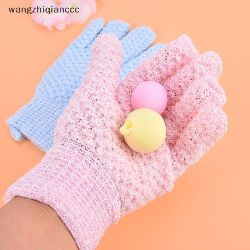 Hot Peeling Exfoliating Mitt Glove สําหรับถุงมือขัดอาบน้ําฟองน้ํา SPA Bath Glove.