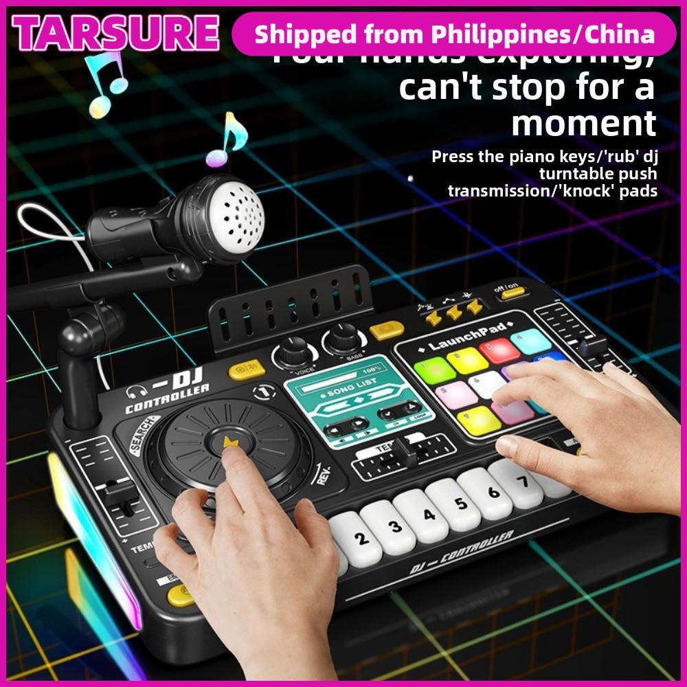TARSUR Kids DJ Mixer, Multifunctional จําลองออกแบบคีย์บอร์ดเปียโนอิเล็กทรอนิกส์, เอฟเฟกต์เพลง Intera