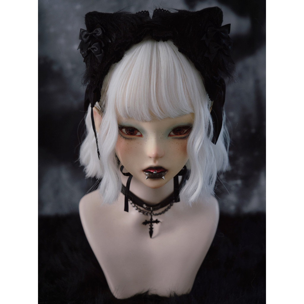 Monster Candy Accessories Collection Original Handmade Plush Cat Ears Animal Ears Small Bow Headband