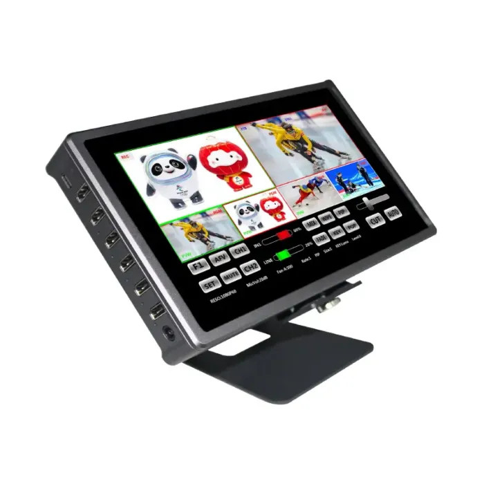 DeviceWell HDS8307 Video Switcher เครื่องสลับสัญญาณวิดีโอ หน้าจอสัมผัสขนาด 7 นิ้ว