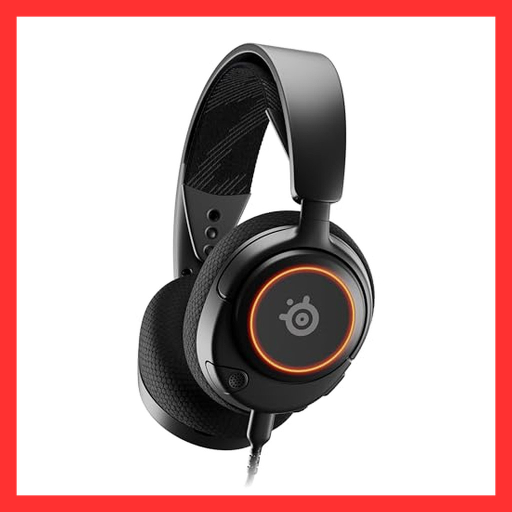 SteelSeries Gaming Headset Headphones Arctis Nova 3 Lightweight Wired Sealed PC PS5 PS4 Switch Compa