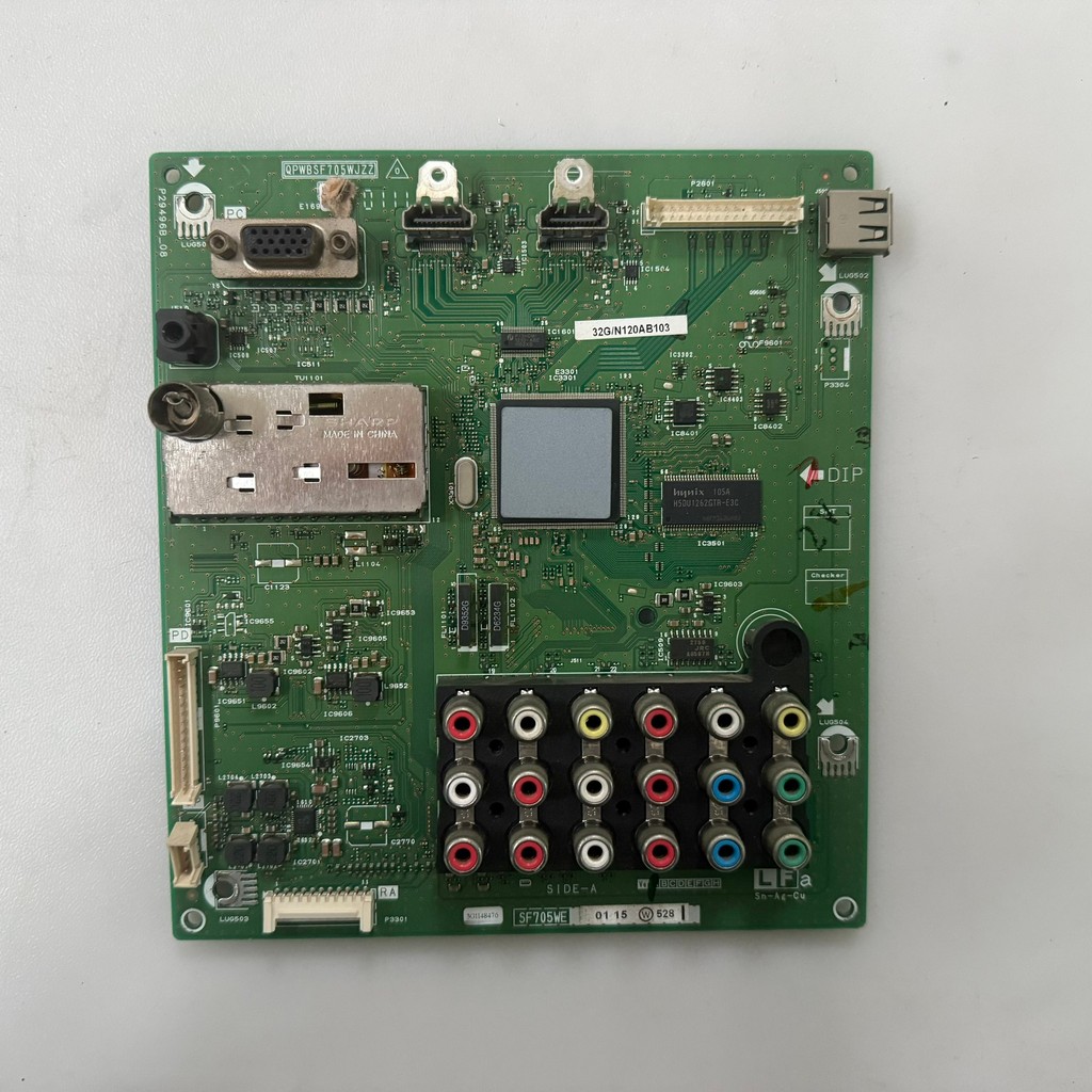 Original Sharp LCD-32G120A เมนบอร์ด SF705WE QPWBSF705WJZZ พร้อมหน้าจอ LK315T3LW70K