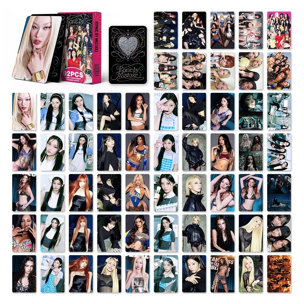 92 ILLIT KATSEYE เพลงร่วมมือ ICONKPOP สินค้า LOMO Photocards