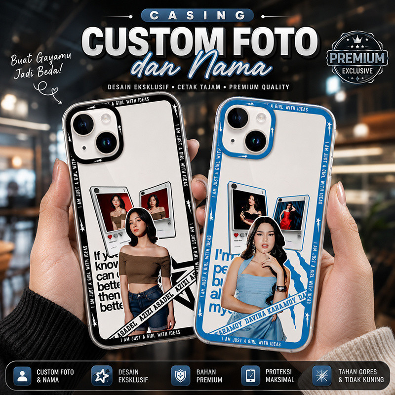 HP COVERCASE เคสโทรศัพท์แบบกําหนดเอง Photo & ชื่อสําหรับ POCO F8 PRO - F8 ULTRA - F7 - F7 PRO - F7 U