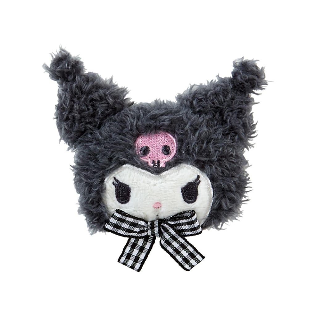 Sanrio Face-Shaped Hair Clip - Kuromi Hair Clip