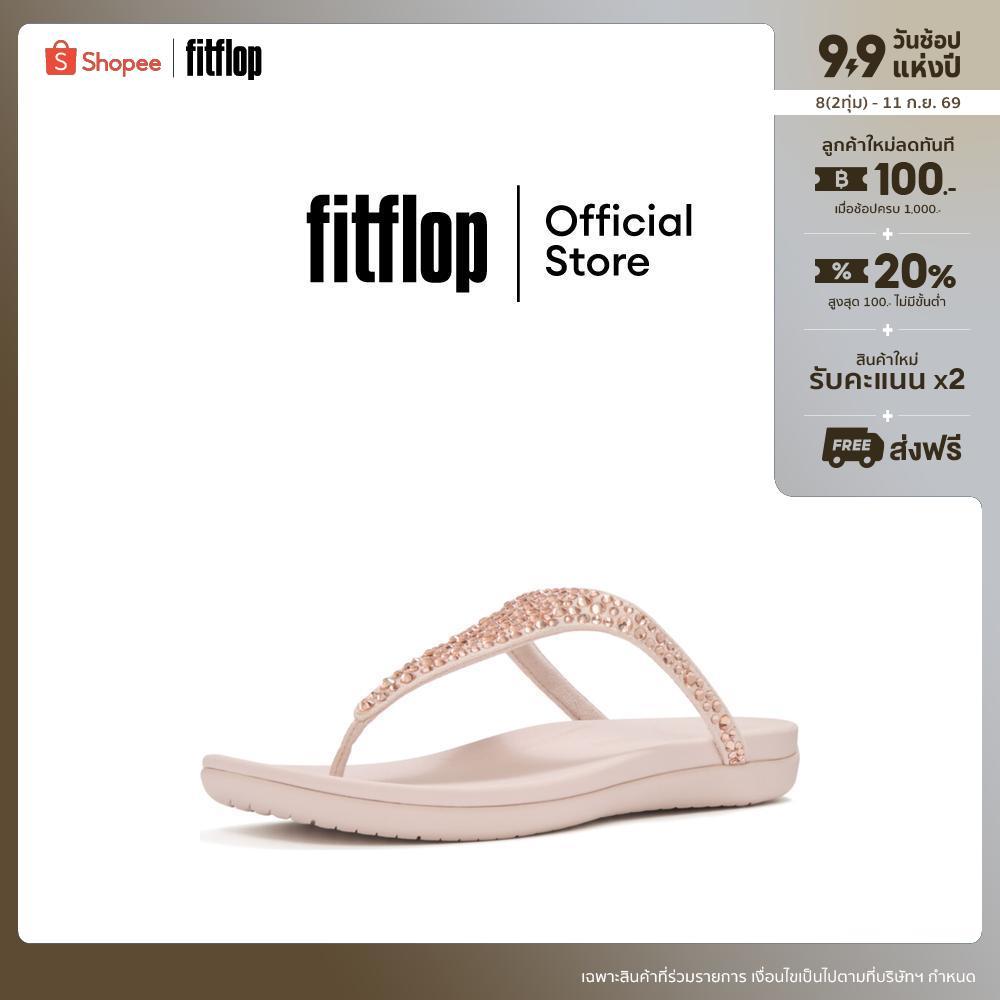 FITFLOP SOLAY MIXED-CRYSTAL T/P รองเท้าแตะแบบหูหนีบผู้หญิง รุ่น A5Y-C53 สี PINK