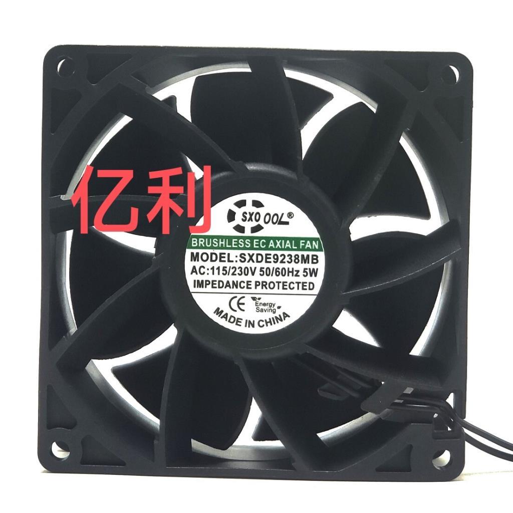 รุ่น: SXDE9238MB 115V/230V 9CM 9238 พัดลมระบายความร้อนอินเวอร์เตอร์