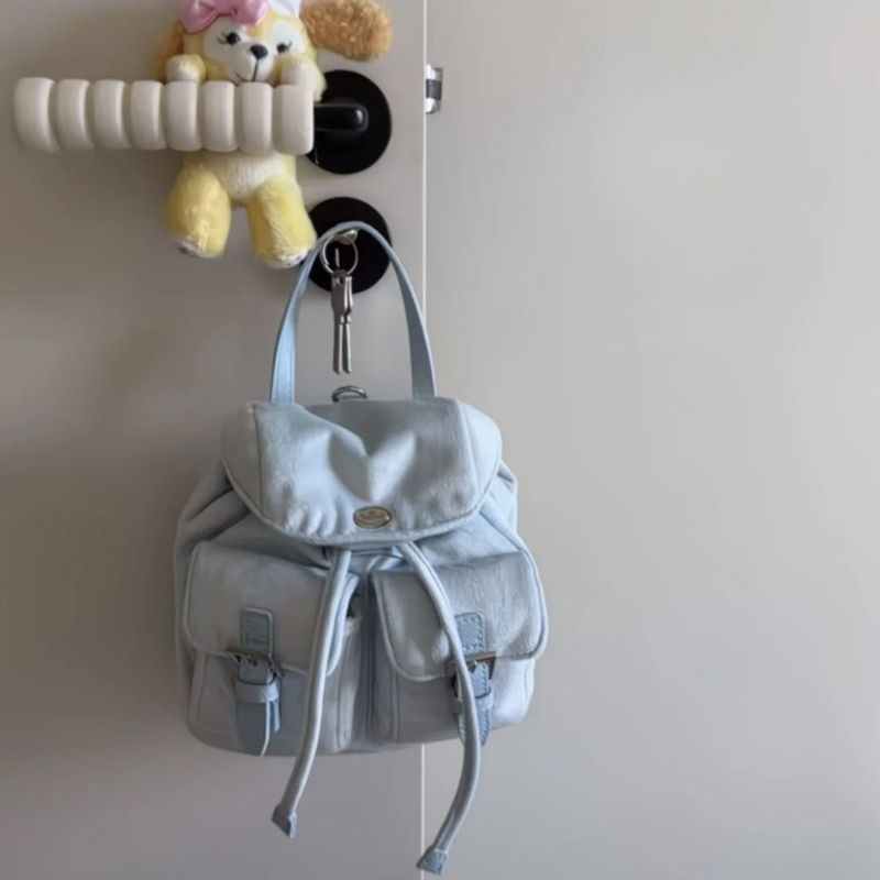 26 Years Velvet All-Match Velvet Chain Small Backpack