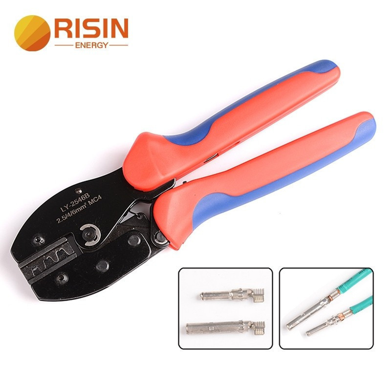 พลังงานแสงอาทิตย์เชื่อมต่อ Crimping Plier มือพลังงานแสงอาทิตย์ PV Connector Crimper สําหรับ 6mm2 PV 