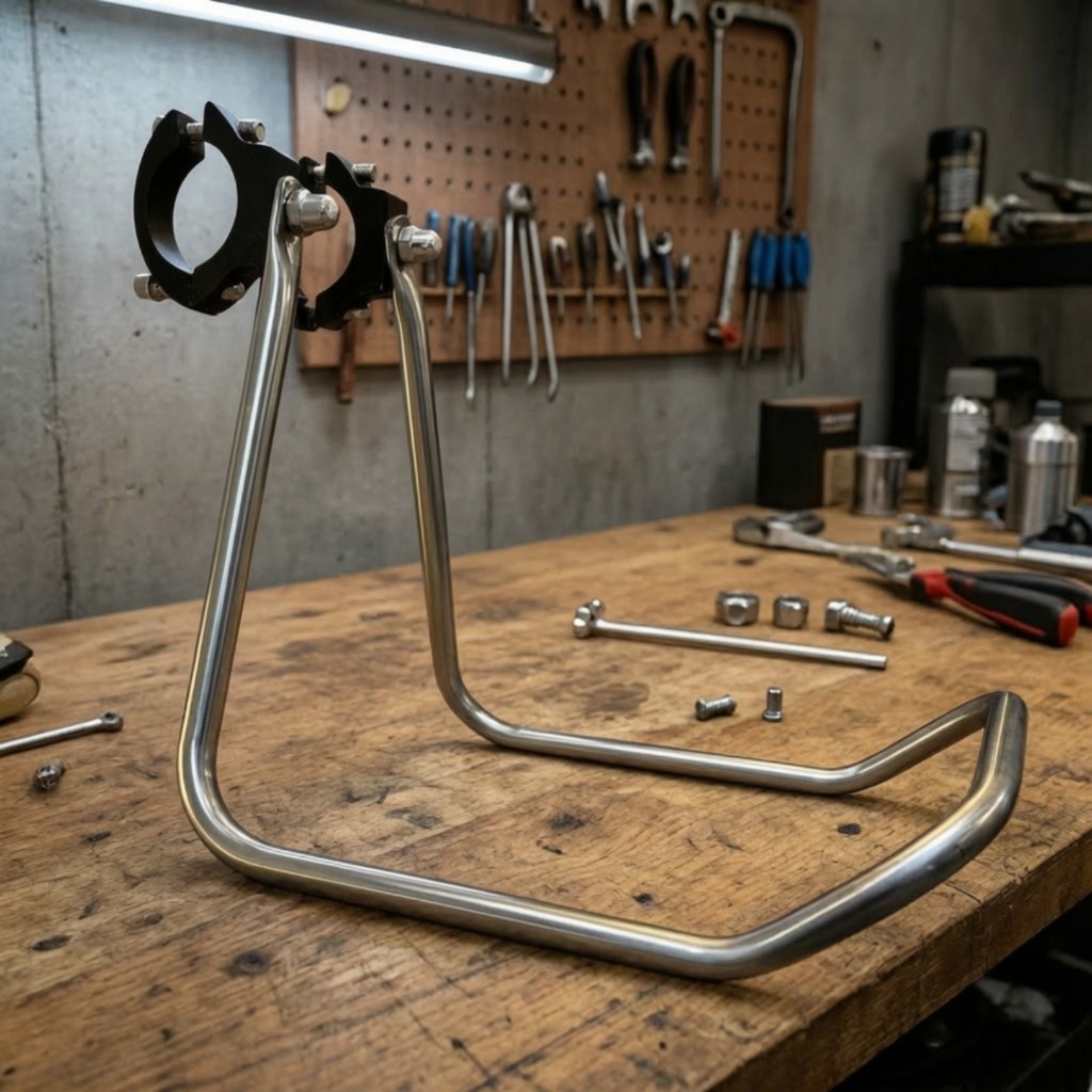 Cycle Front Cargo Rack Clamp-on Front Bike Cargo Rack ติดตั้งง่าย Sleek สําหรับ Errnds, Commuting