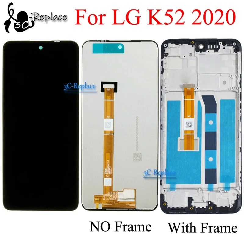 สําหรับ LG K Series K52 2020 K520 K520E K520Y K520H K520BMW K520EMW LMK520 จอแสดงผล LCD Touch Screen