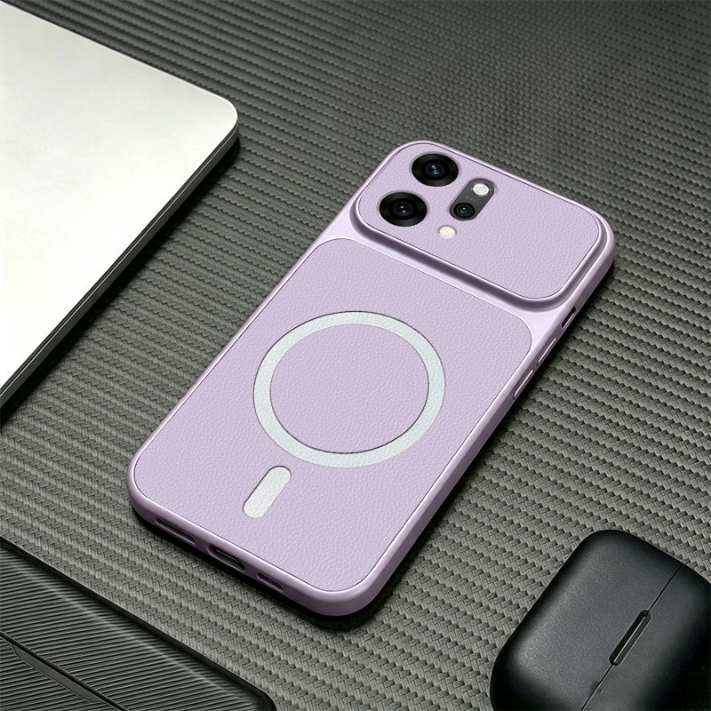 ABCA สําหรับ OPPO Reno 14 pro reno14 Reno 14F 5g หรูหราพรีเมี่ยมหนัง TPU เคสโทรศัพท์ความงามแม่เหล็กออกแบบใหม่ซิลิโคนยืดหยุ่นรวมทุกอย่าง Shock-Absorbing Shock-Resistant นุ่ม