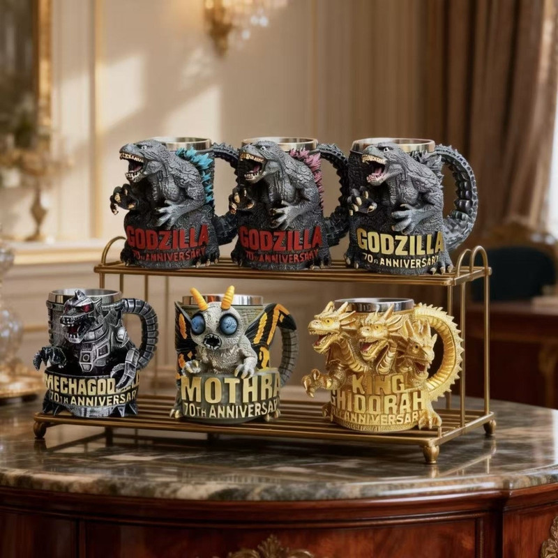 แก้วเรซิ่น Godzilla 70th Anniversary ใหม่