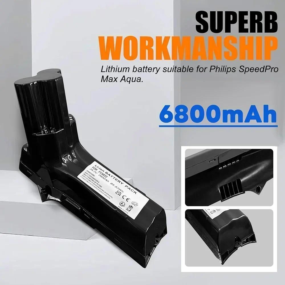 【QJ】25.2V แบตเตอรี่ทดแทนสําหรับเครื่องดูดฝุ่นไร้สาย Philips FC6904/01 XC7055/01 XC7041/01 XC7042/01 
