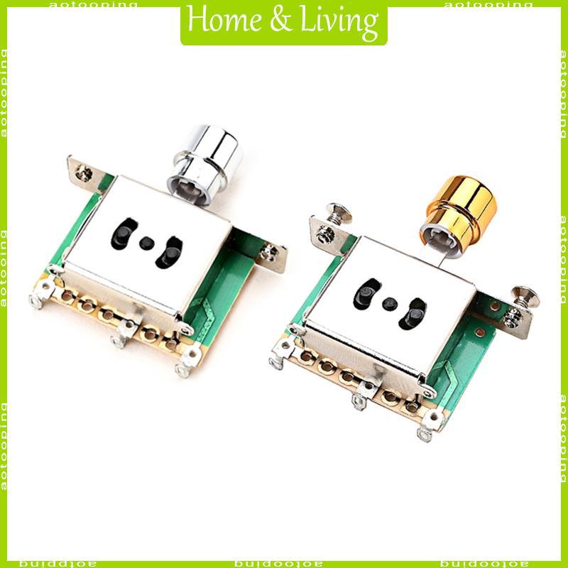 AOTOO 3 Way Guitar Selector Pickup Toggle Switch No-noise Guitar Pickups Parts Switch Control อุปกรณ