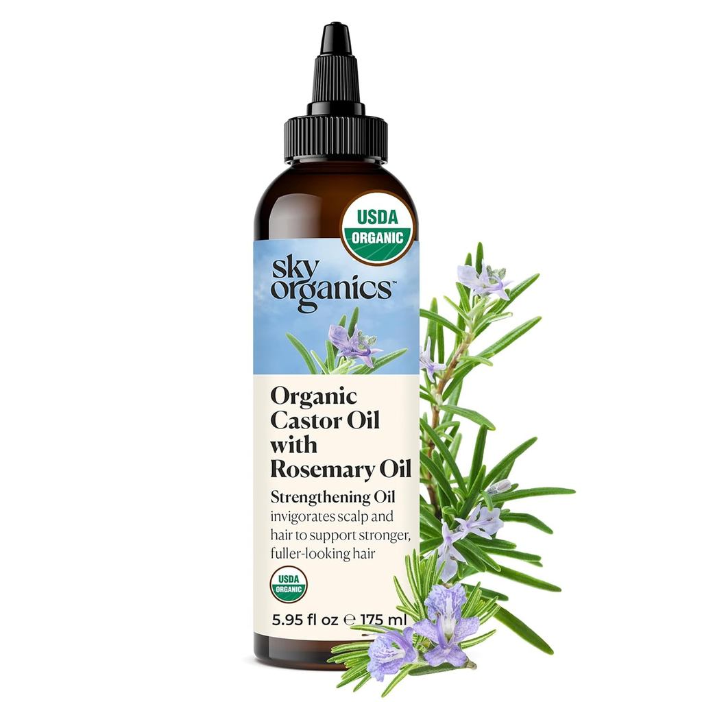 SkyOrganicsOrganicCastorOilwithRosemaryOil,Pure&Hexane-Free