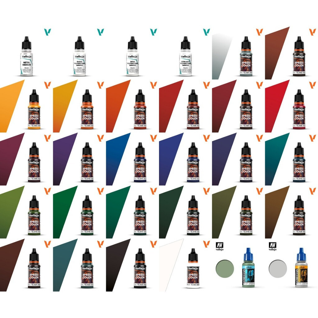 Vallejo Auxiliary , Xpress Color , Mecha (สี)