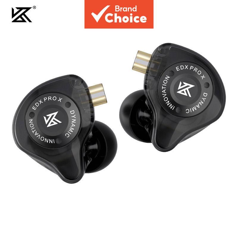 หูฟังแบบไดนามิก KZ EDX PRO X หูฟังเบสไฮไฟ เอียร์บัดสําหรับกีฬาและดนตรี หูฟังตัดเสียงรบกวน KZ EDX PRO