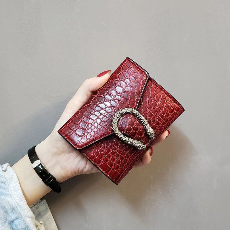 Qianfeng Han Elements Short Change Junior High School Small Wallet Simple Multifunctional Large Capa