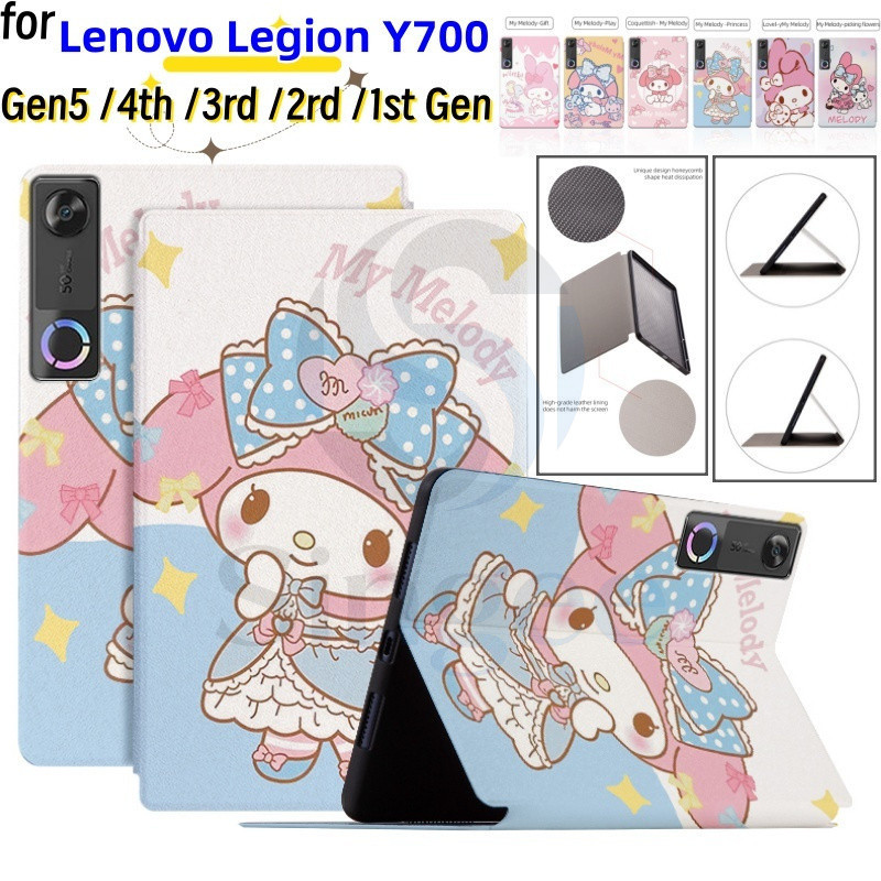Singee น่ารักการ์ตูนรูปแบบเหงื่อสําหรับ Lenovo Legion Y700 Gen5 4th 3rd 2rd 1st Gen TB323FU TB-322FC