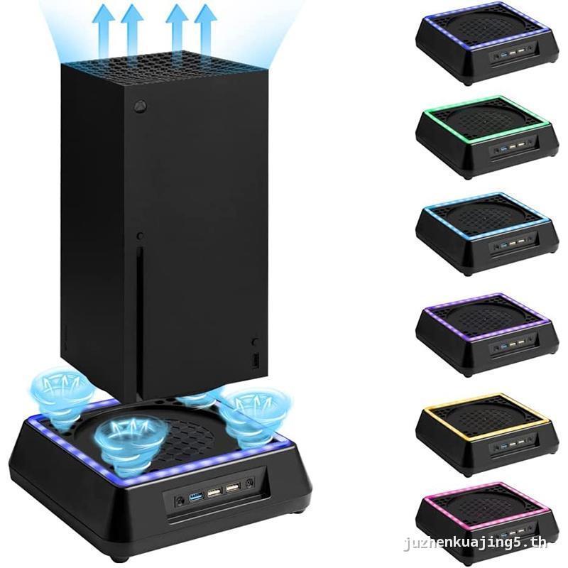จัดส่งภายใน 24Hพัดลมระบายความร้อนสําหรับ Xbox Series X, Xbox Series X Cooling Stand พร้อมไฟแสดงสถานะ