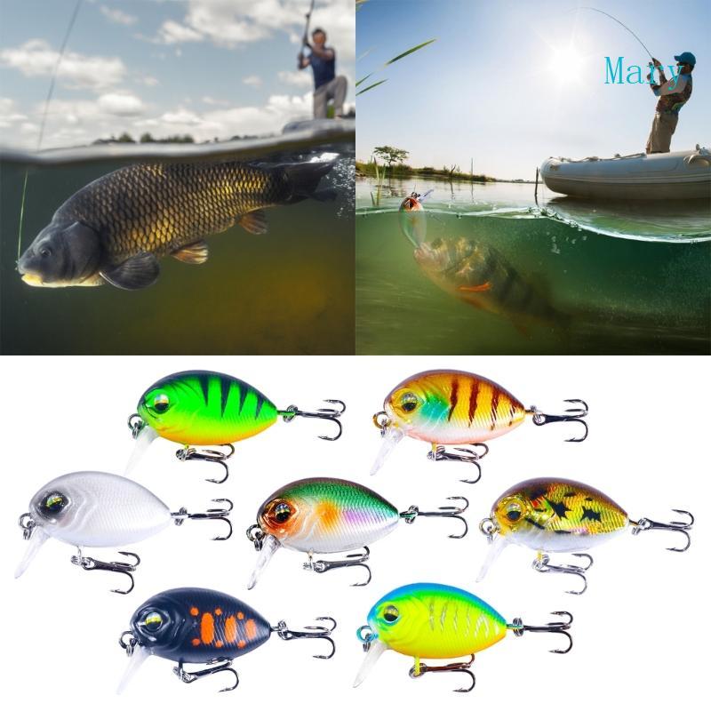 Mary Fishing Baits Minnow Fishing Lure เหยื่อแข็งเทียม Fishing Tackle Lure