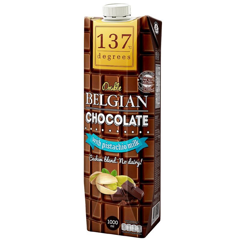 137ดีกรีนมพิสตาขิโอสูตรดับเบิ้ลช็อกโกแลต 1000มล. 137Degrees Pistachio Milk Double Chocolate 1000ml.