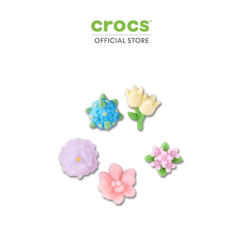 CROCS ตัวติดรองเท้า JIBBITZ™ BEADED FLOWERS 5 PACK รุ่น 10018450 - MULTICOLOR