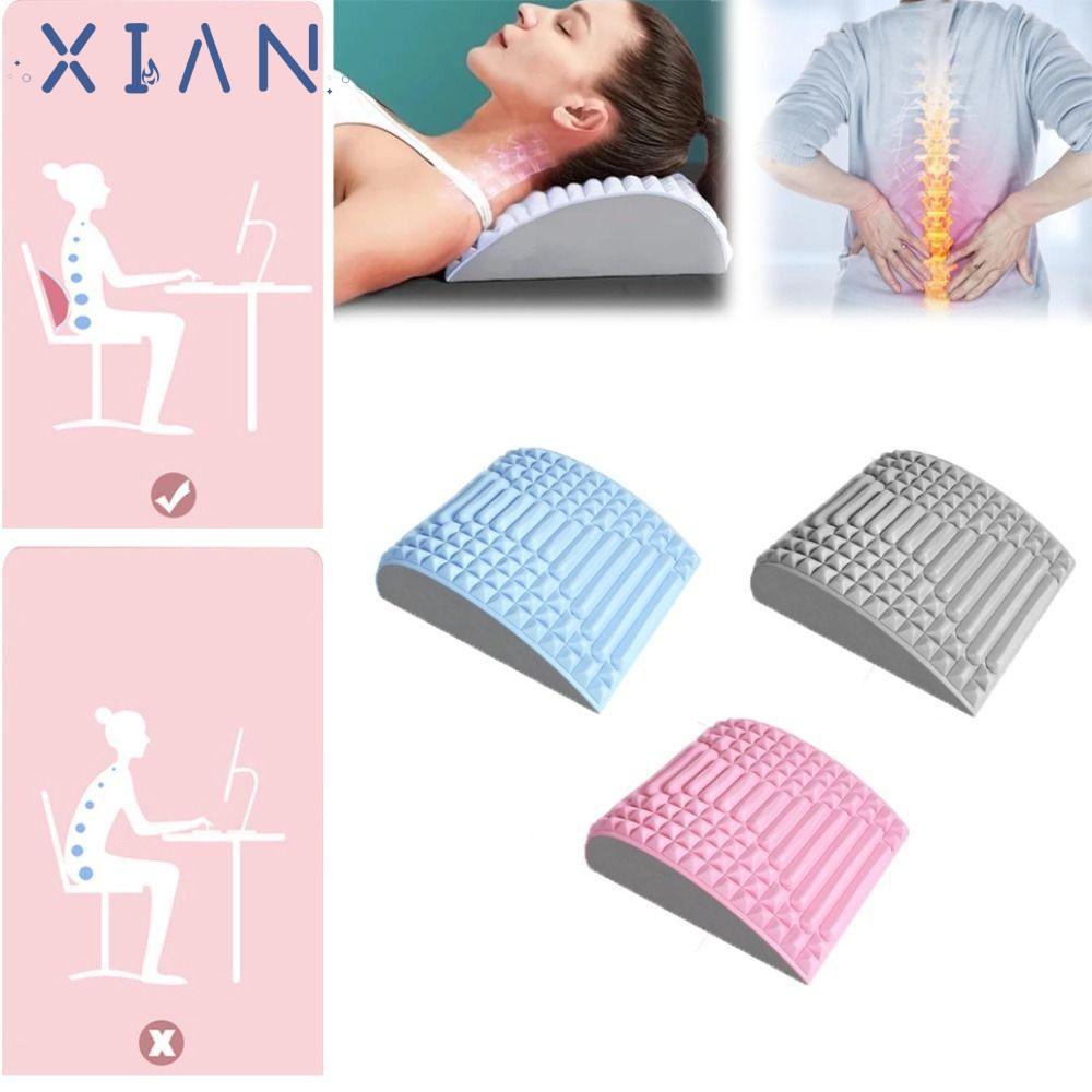 XIANEN เครื่องนวดหลังเอว, นวดเอวคอยืดหมอนหน่วยความจําปากมดลูก, เปลหลัง EVA TPE