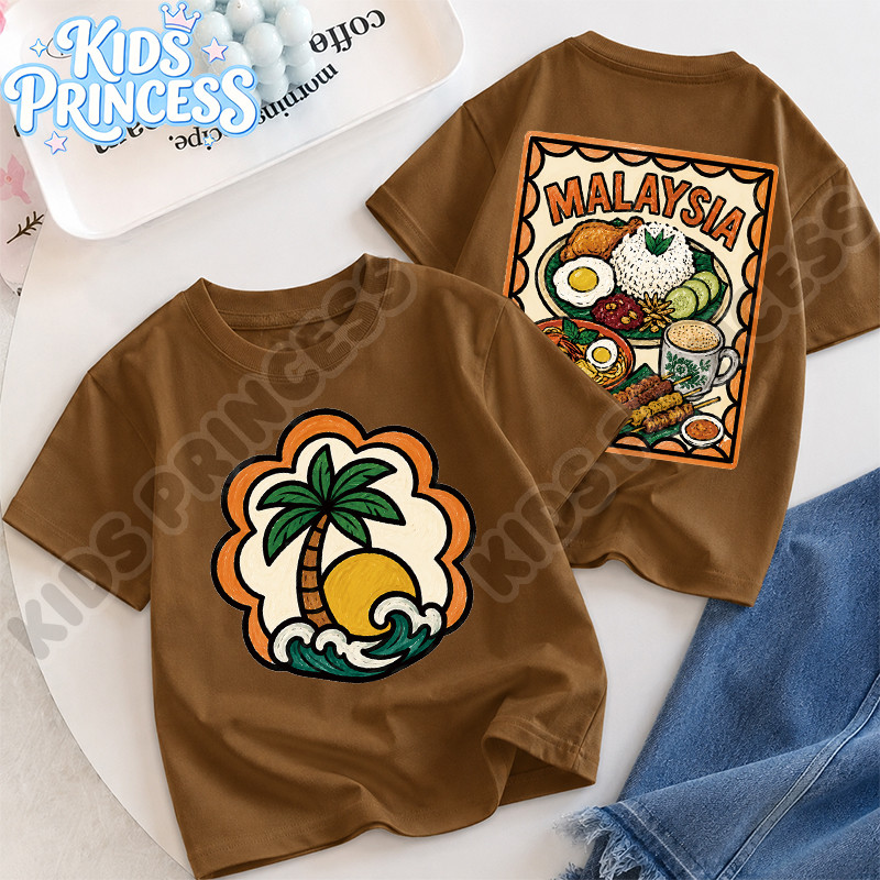 COD (จัดส่งตลอด 24 ชั่วโมง) ลายการ์ตูน เสื้อที ผ่อนคลาด เสื้อเชิ้ต สำหรับเพศชายและหญิง 90-150 S-XXXL N99