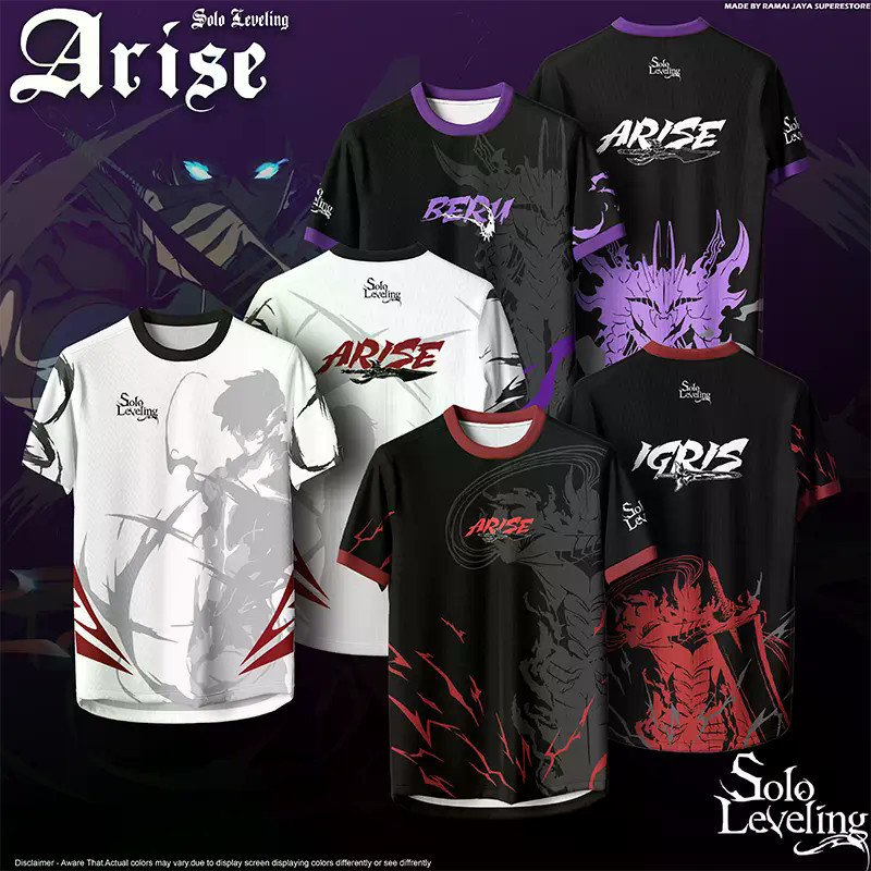 พัดลม Solo Leveling Arise IGRIS BERU ที่วางจําหน่ายอะนิเมะไมโครไฟเบอร์คอกลมพิมพ์ลายดีไซน์