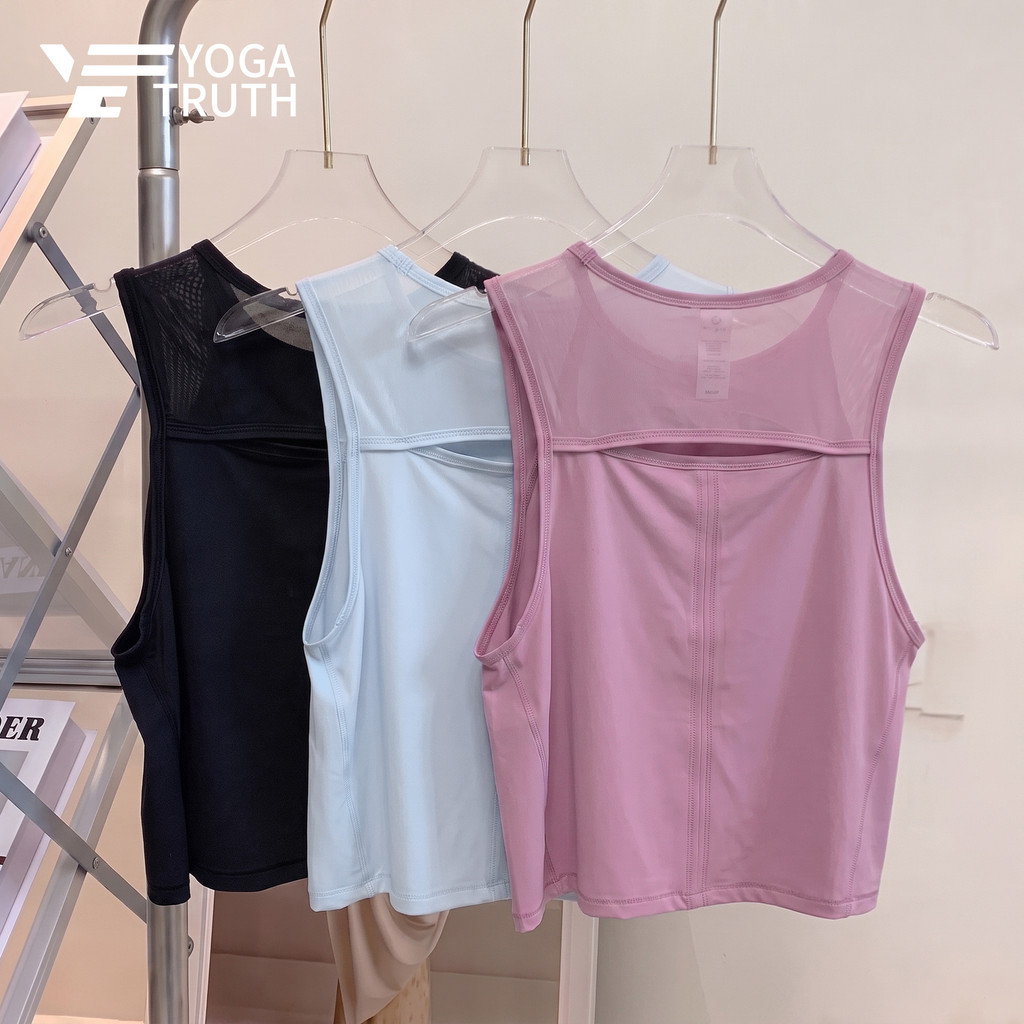 【YOGATRUTH】เสื้อกล้ามกีฬา ทรงหลวม เปิดหลัง แบบแห้งเร็ว เหมาะกับใส่เล่นโยคะ วิ่งออกกําลังกาย สําหรับผู้หญิง รูปที่ 1