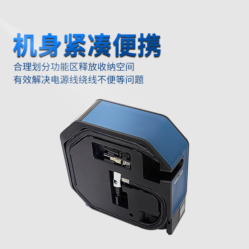 Dongcheng Electric DCQE120 ปั๊มลมแบตเตอรี่ลิเธียมไร้สายปั๊มลมรถยนต์ปั๊มลมไฟฟ้าปั๊มลม