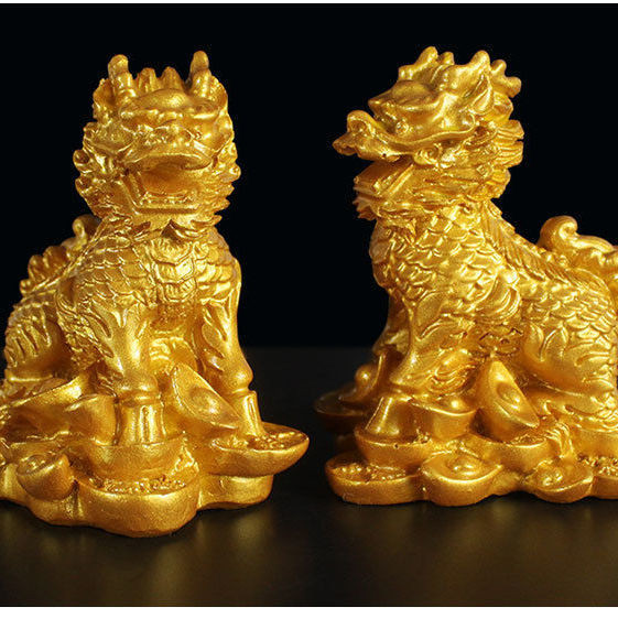 2025 สินค้าใหม่ เครื่องประดับ Kirin คู่ Fortune Kirin ห้องนั่งเล่นในบ้าน ทางเข้า Store ตกแต่งสํานักง