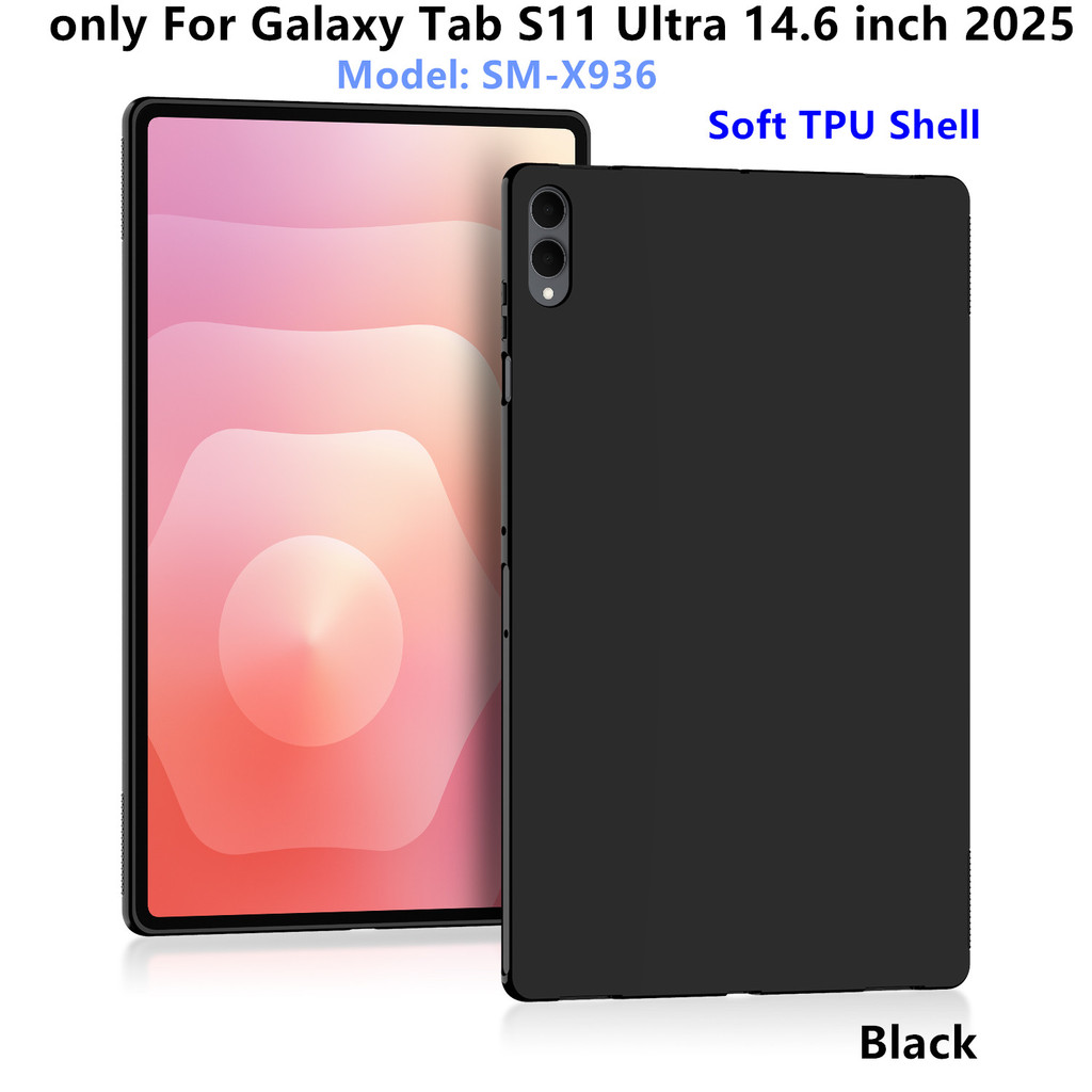 SAMSUNG สําหรับSamsung Galaxy Tab S11 11 นิ้ว 2025 SM-X730 SM-X736 แท็บเล็ตSoft TPU ShellสําหรับTab S11 Ultra 14.6 “ปกหลังกรณี ราคา ถูกที่สุด ดีลบีเคเค แกลเลอรีภาพที่ 6