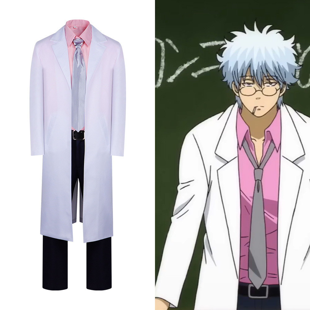 GINTAMA Fan-Fiction Cos เสื้อผ้า Mr GinpachiS Zany Class Sakata Gintoki คอสเพลย์อะนิเมะกระจาย C-Wear