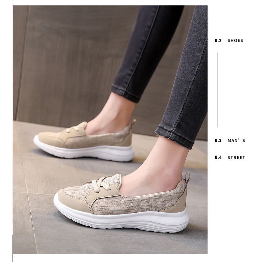 Slip-On Slip-On Shoes Slip-On Mother Shoes Low-Top Flat Sole