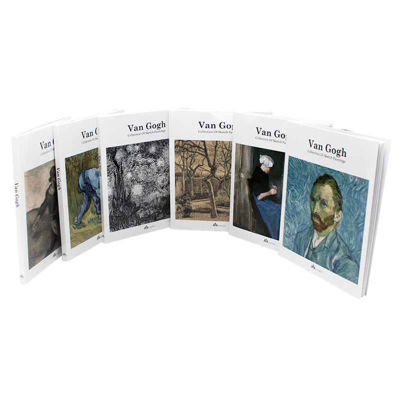 คลังสินค้าพร้อมภาษาอังกฤษต้นฉบับ Van Gogh Sketch มือวาด Manuscript Collection Van Gogh Van Gogh อัลบ